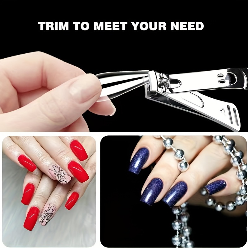 500Pcs Long Square False Nails Tips with Box